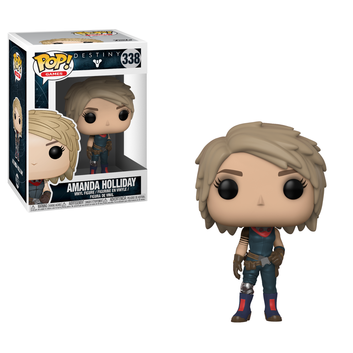 Funko Pop! Destiny Amanda Holliday 338 (VAULTED) + Free Protector