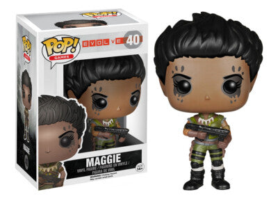 Funko Pop! Evolve - Maggie 40 Figure + Pop Protector (Box Wear)