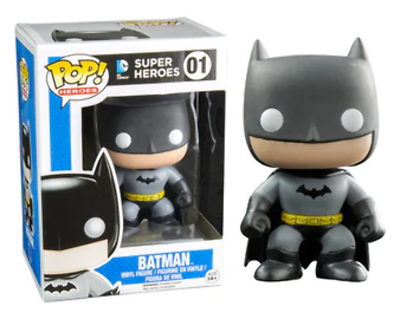 Funko Pop! DC Super Heroes - Batman 01 (VAULTED) + Free Protector