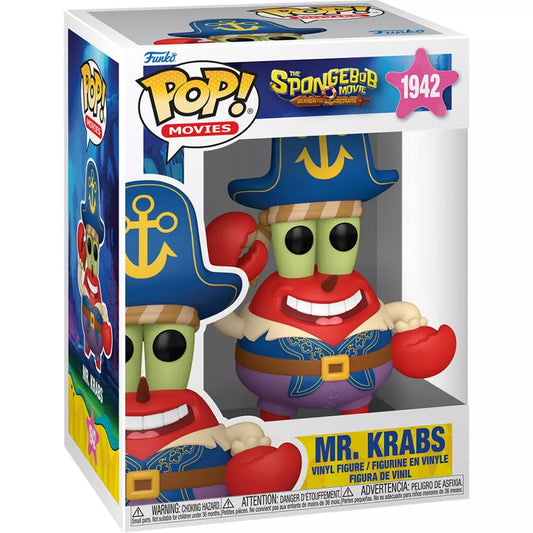 Funko Pop! The SpongeBob Movie Search For SquarePants - Mr. Krabs 1942 Figure + Pop Protector