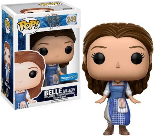 Funko Pop! Disney Beauty and the Beast Belle (Village) 249 Walmart Exclusive (VAULTED) + Free Protector