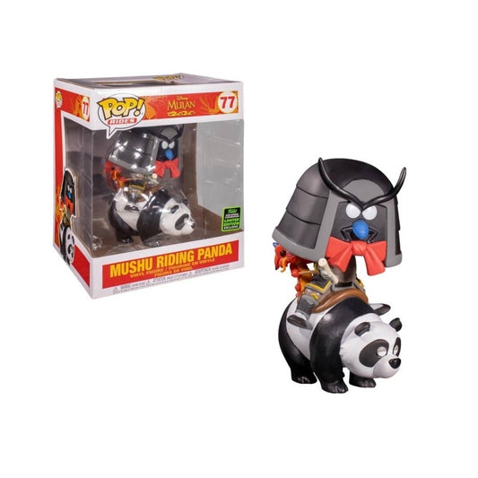 Funko Pop! 6 Inch Disney Mulan Mushu Riding Panda 77 Funko 2020 Spring Convention Limited Edition Exclusive