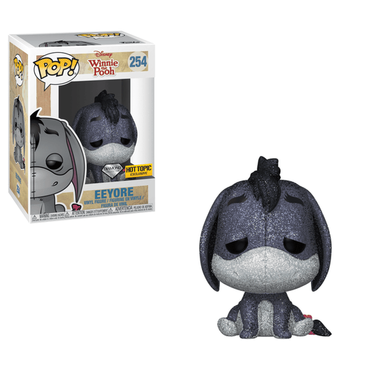Funko Pop! Disney Winnie The Pooh - Eeyore 254 Diamond Hot Topic Exclusive + Free Protector