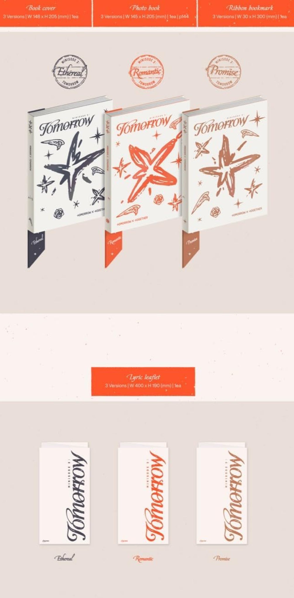 K-pop TXT Minisode 3 : Tomorrow X Together 6th Mini Album Sealed Promise Ver.