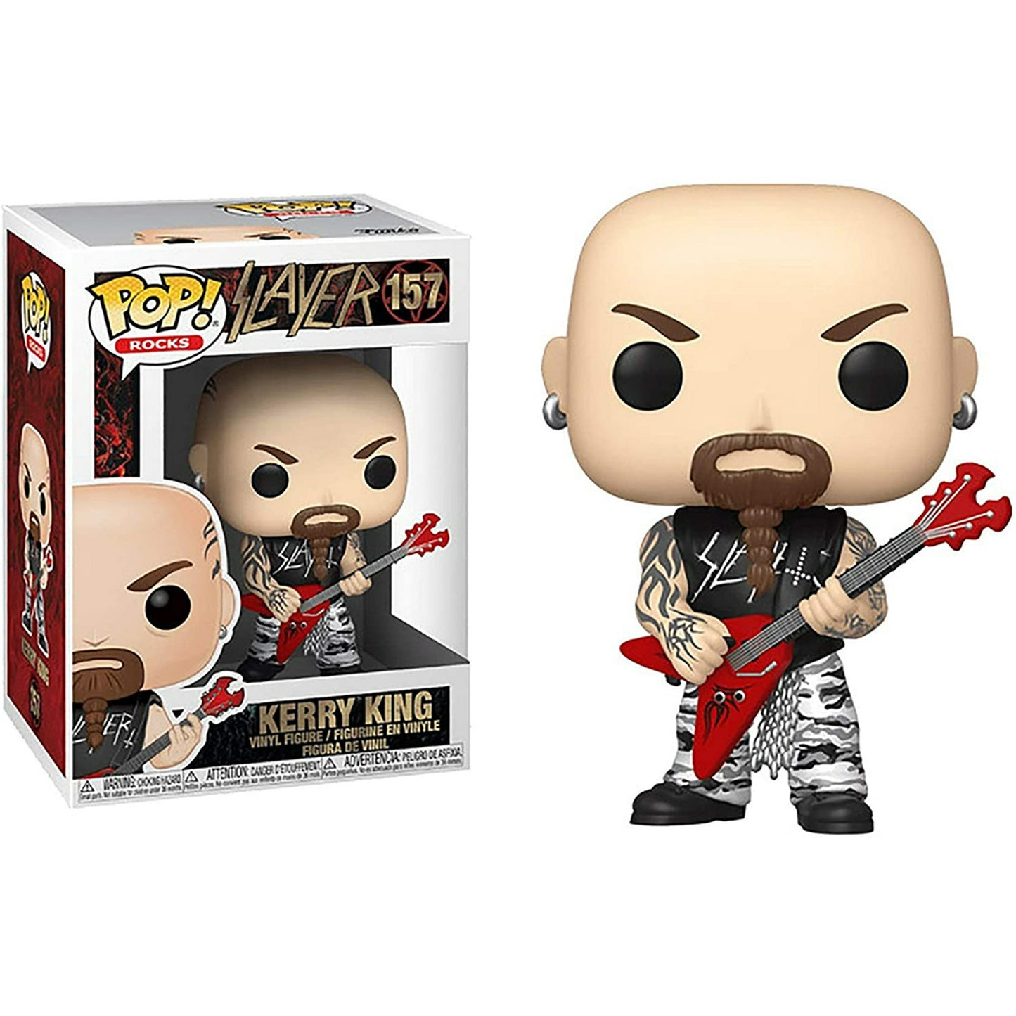 Funko Pop! Slayer - Kerry King 157 (VAULTED) + Free Protector