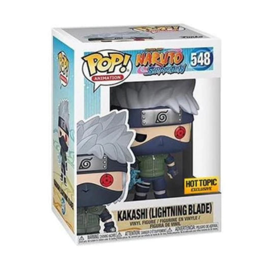 Funko Pop! Naruto Shippuden - Kakashi Lighting Blade 548 Hot Topic Exclusive + FREE PROTECTOR!