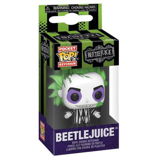 Beetlejuice Funko Pocket Pop Figure Keychain