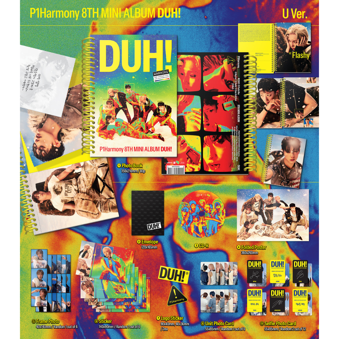K-pop P1Harmony - 8th Mini Album [DUH!] D Ver.