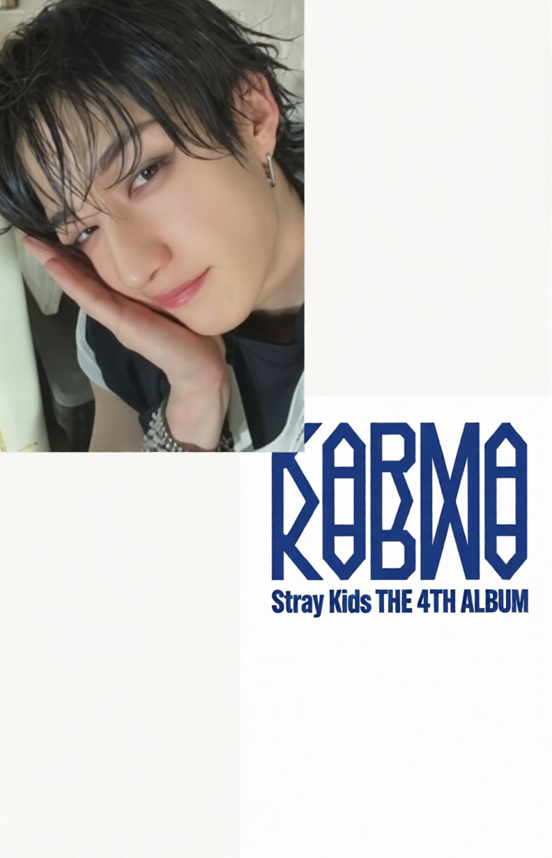 K-POP STRAY KIDS KARMA SKZOO Ver. SOUND WAVE BANG CHAN OFFICIAL PHOTOCARD