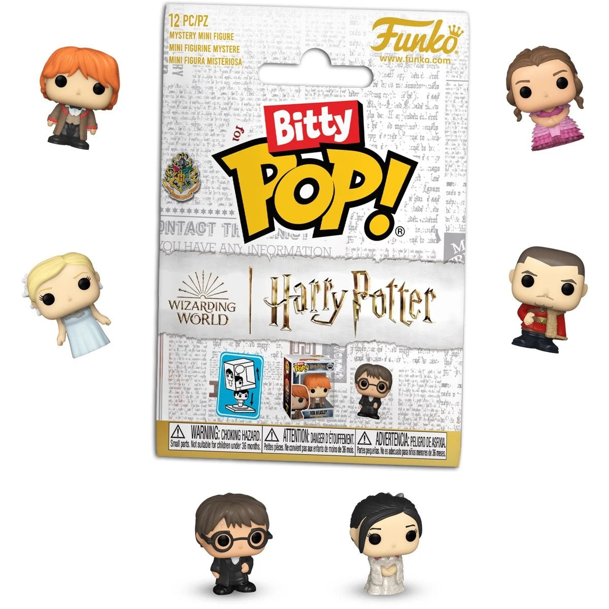 Funko Bitty Pop! Mystery Harry Potter Mini Figure Blind Bag Singles (One Variation Chosen at Random)