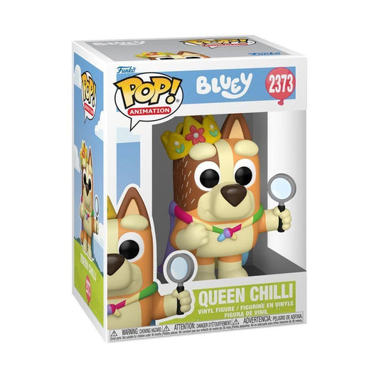 Funko Pop! Bluey - Queen Chilli 2373 Figure + Pop Protector