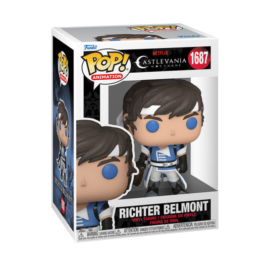 Funko Pop! Netflix Castlevania Nocturne Richter Belmont 1687 + Free Protector