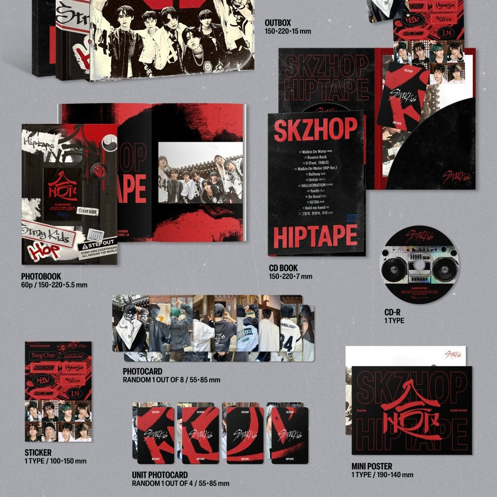 K-POP STRAY KIDS - SKZHOP HIPTAPE [合 (HOP)] ALBUM (SKZHOP VER.)