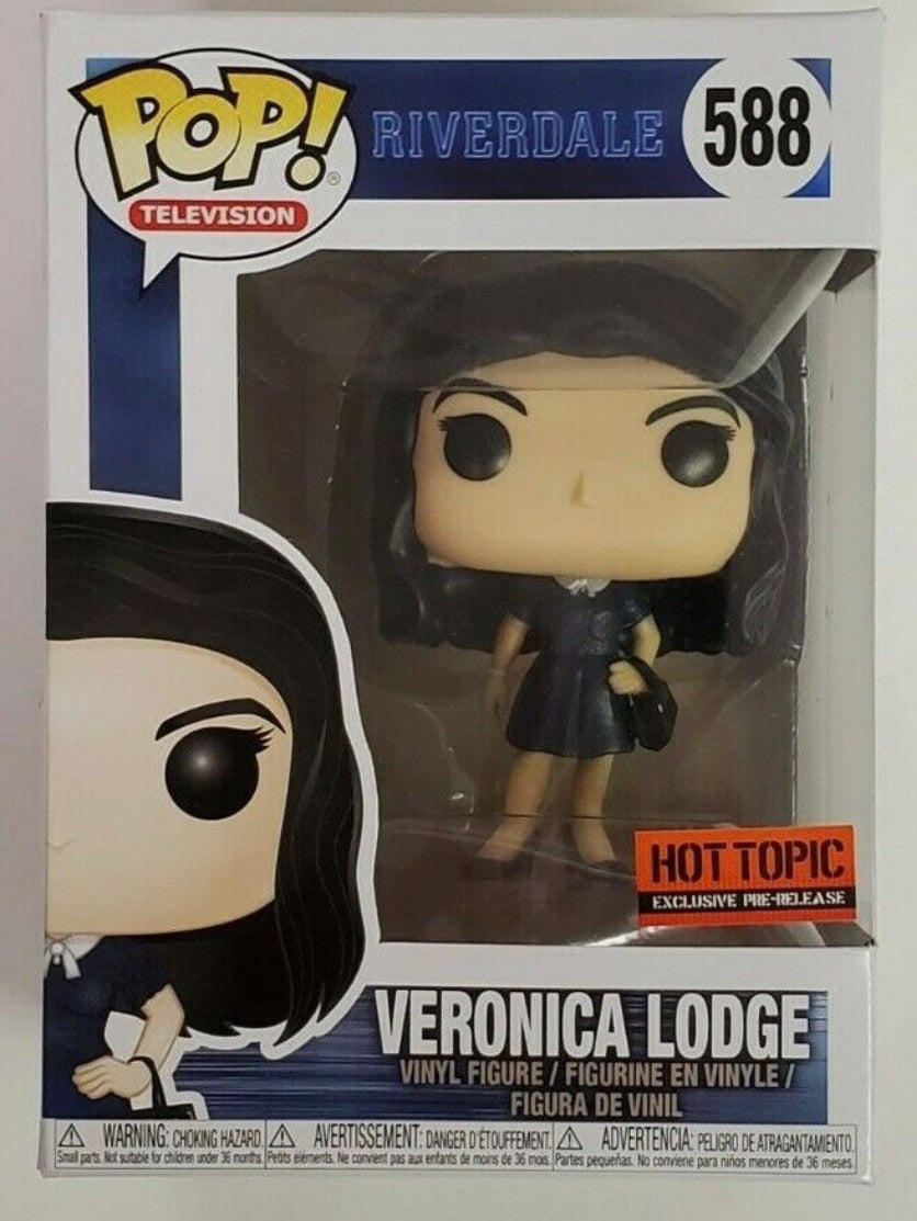 Funko Pop! Riverdale Veronica Lodge 588 Hot Topic Exclusive + Free Protector (VAULTED)
