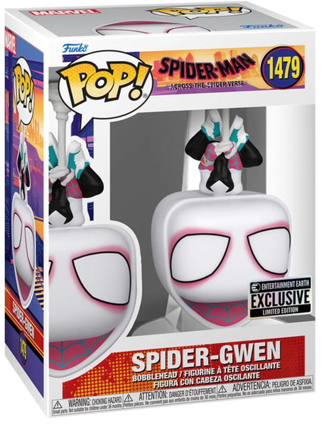 Funko Pop! Marvel Spider-Man Into The Spider-Verse : Spider-Gwen 1479 EE Exclusive + Pop Protector