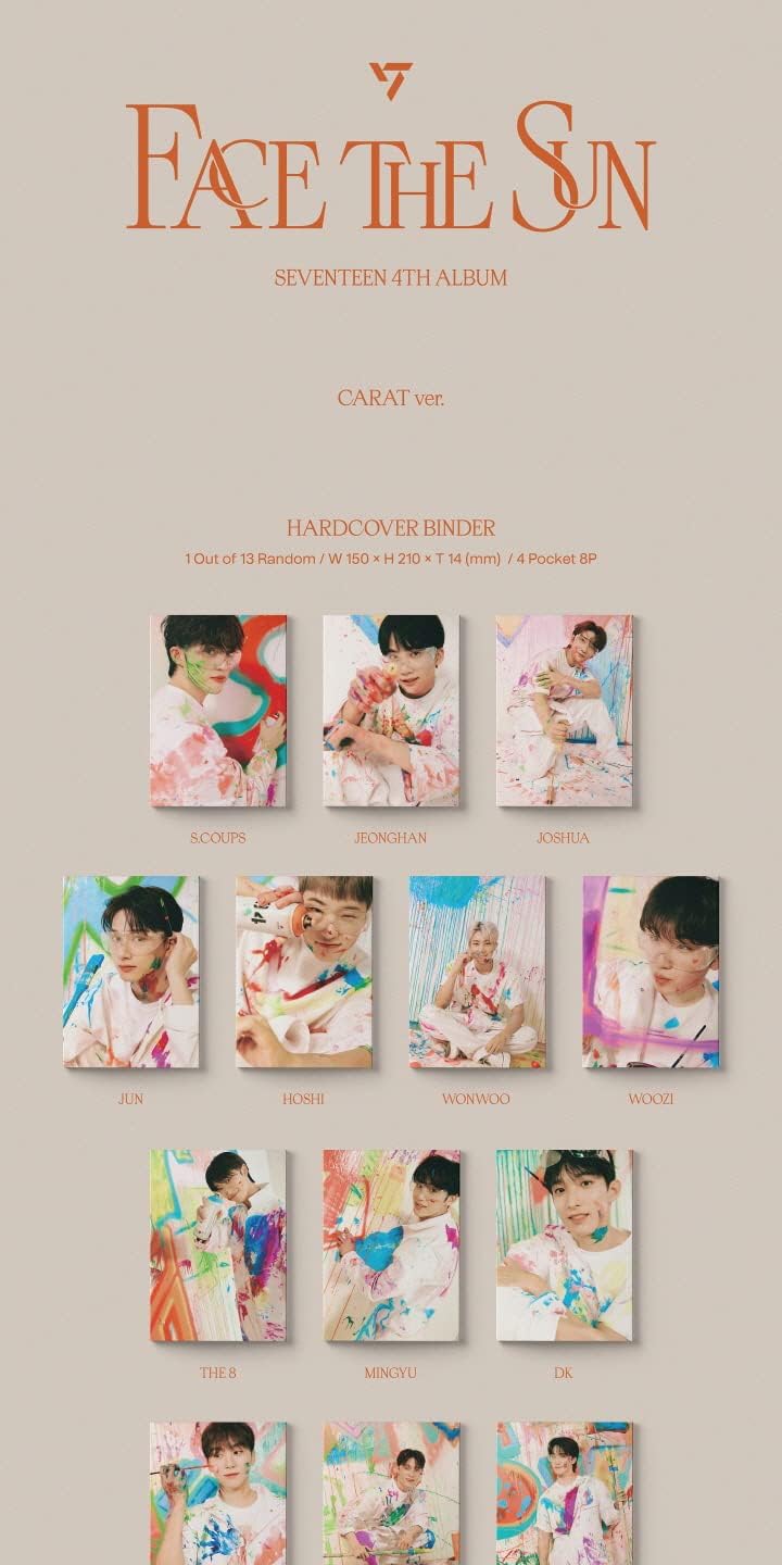 K-pop Seventeen : Face The Sun 4th Mini Album Carat Ver. (1 OUT OF 13 RANDOM)