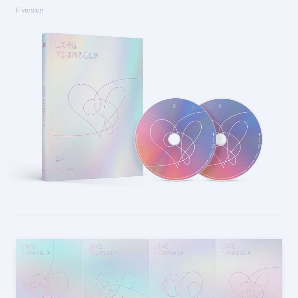 K-POP BTS - LOVE YOURSELF 結 'ANSWER' (2CD) ALBUM S VER.