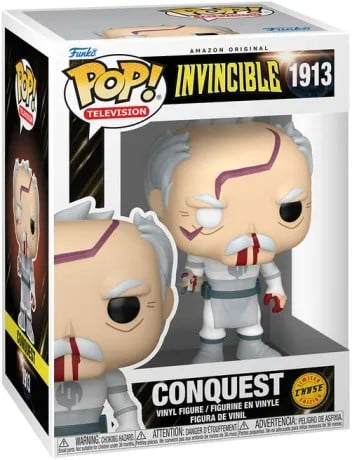 Funko Pop! Invincible - Conquest 1913 CHASE Figure + Pop Protector