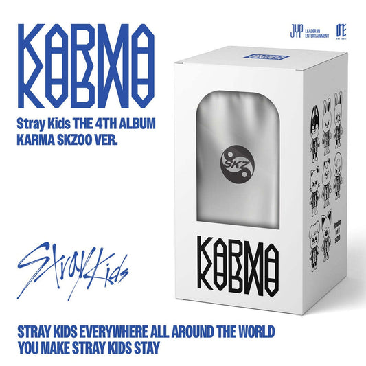 STRAY KIDS - The 4th Album : KARMA (SKZOO VER.) (8 VERSIONS) RANDOM BLIND BOX VER.
