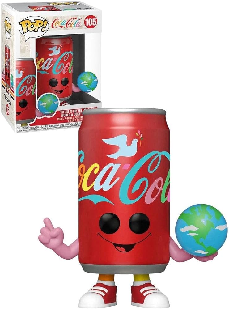 Funko Pop! Coca Cola “I’d Like To Buy The World A Coke” Can 105 + Free Protector