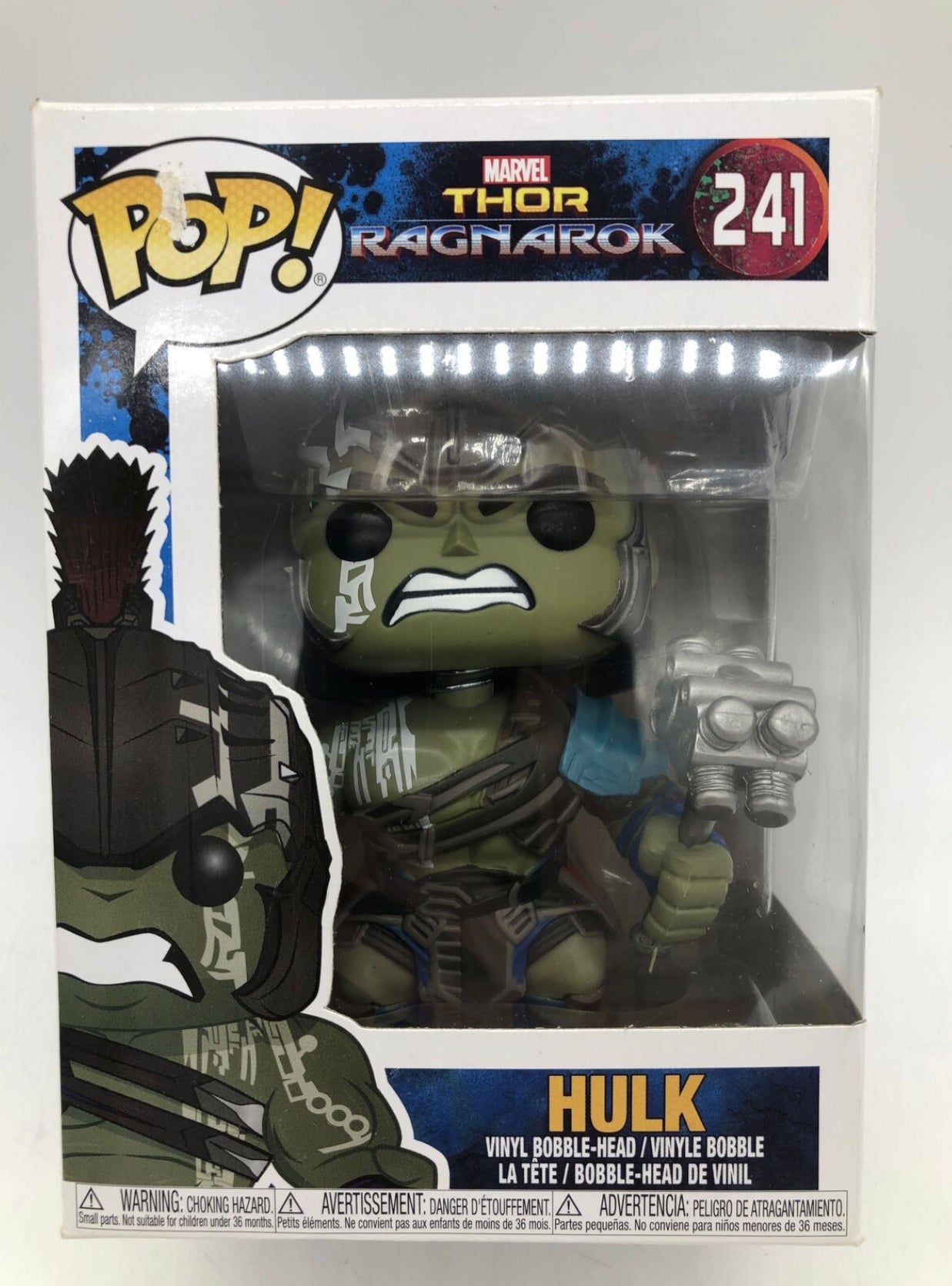 Funko Pop! Marvel Thor Ragnarok Hulk 241 + Free Protector