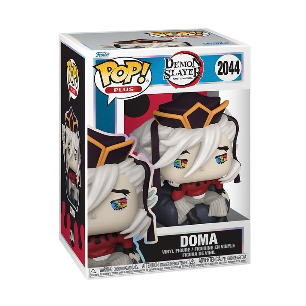Funko Pop! PLUS Demon Slayer - Doma 2044 Figure + Pop Protector