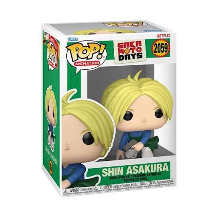 Funko Pop! Sakamato Days - Shin Asakura 2059 Figure + Pop Protector