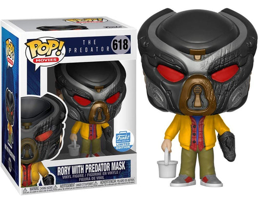 Funko POP! Movies: The Predator 618 - Rory with Predator Mask Funko Shop Exclusive + Protector