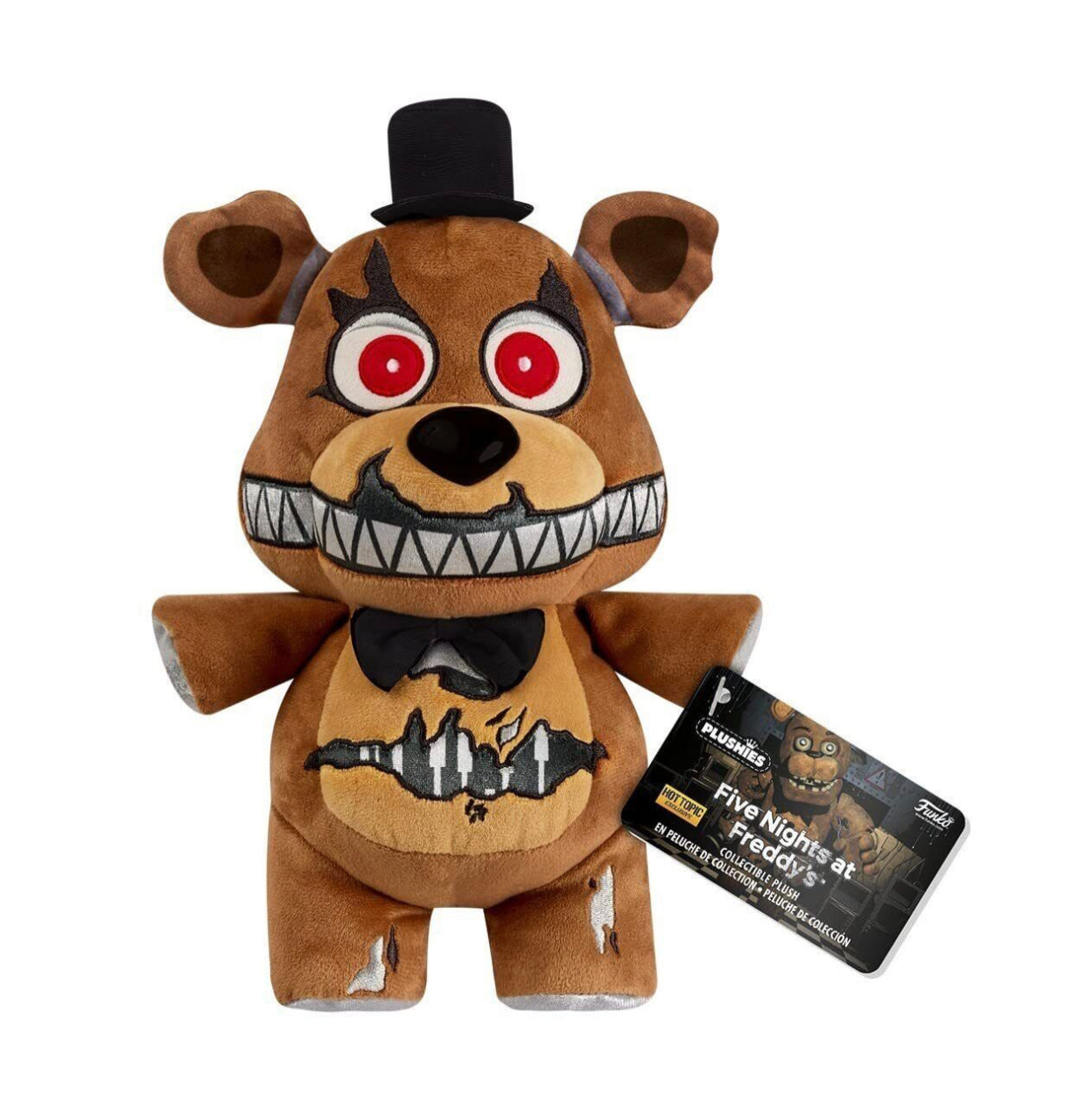 Funko Plush! Five Nights at Freddy’s (FNAF) Nightmare Freddy Hot Topic Exclusive Plush