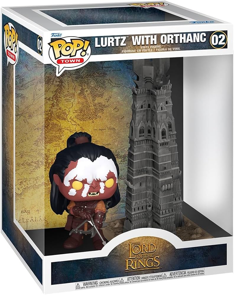 Funko Pop! The Lord of the Rings - Lurtz with Orthanc 02 Town Figure