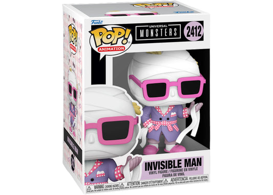 Funko Pop! Universal Monsters - Invisible Man 2412 Figure + Pop Protector