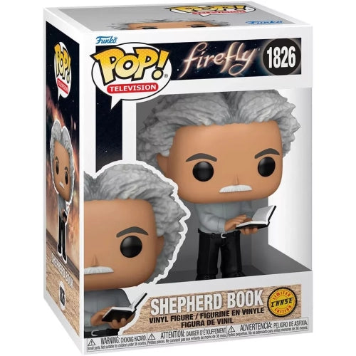 Funko Pop! Firefly - Shepherd Book 1826 CHASE Figure + Pop Protector