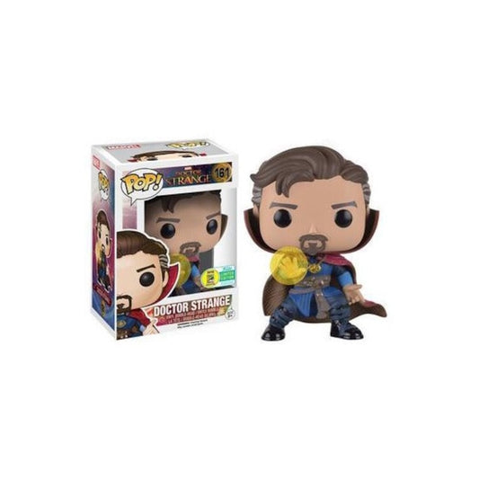Funko Pop! Marvel Doctor Strange 161 2016 San Diego Comic Con Exclusive Figure + Pop Protector (Tear in corner of box)