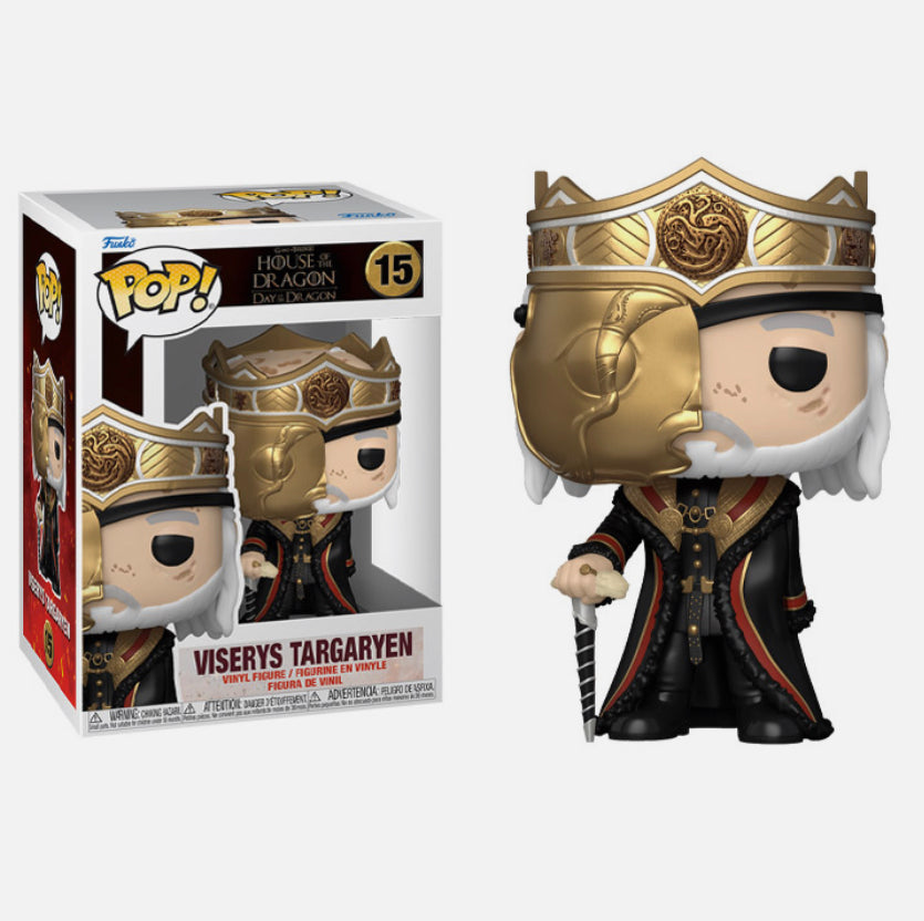 Funko Pop! Game of Thrones House of the Dragon Day of the Dragon Viserys Targaryen 15 + Free Protector