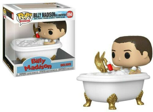 Funko Pop! Deluxe Billy Madison in a Bathtub 894 (VAULTED) Figure (small box imperfection)