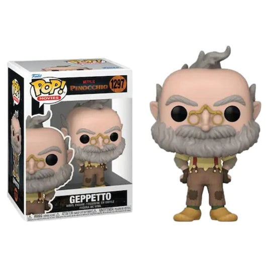 Funko Pop! Netflix Pinocchio Geppetto 1297 + Free Protector