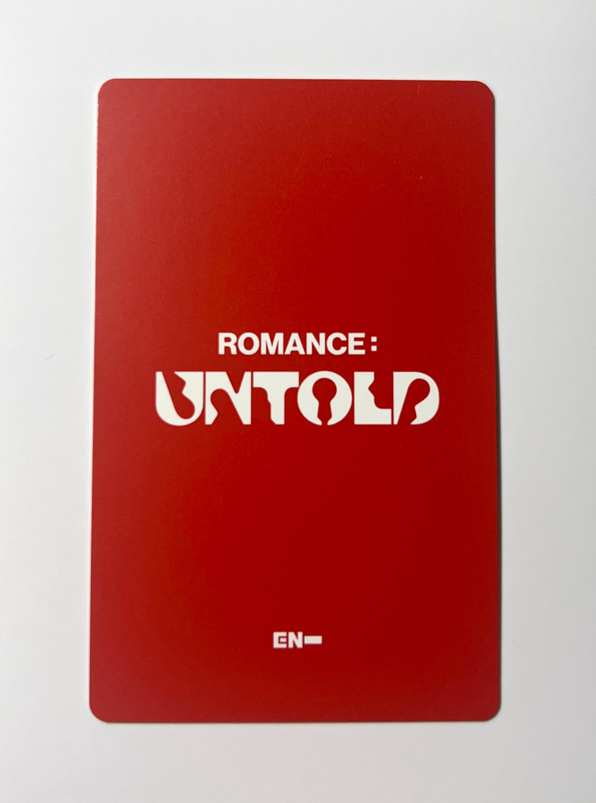 ENHYPEN★ROMANCE: UNTOLD 「JUNGWON」グッズセット ENHYPEN☆ROMANCE: UNTOLD 「JUNGWON」グッズセット