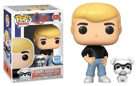 Funko Pop! Johnny Question with Bandit 825 Funko Shop Exclusive (VAULTED) + Free Protector
