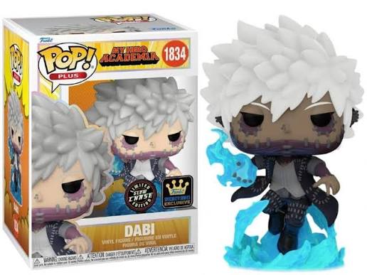 Funko Pop! My Hero Academia - Dabi 1834 Funko Specialty Series Exclusive GLOW CHASE Figure + Pop Protector
