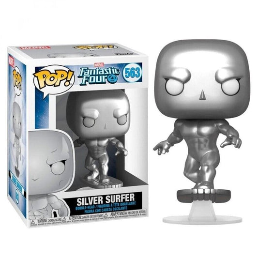 Funko Pop! Marvel Fantastic Four 4 Silver Surfer 563 + Free Protector