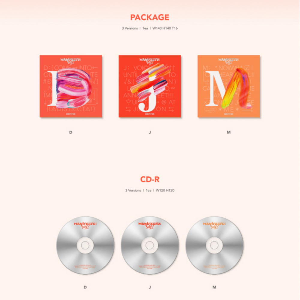 K-POP ENHYPEN - MANIFESTO : DAY 1 (ENGENE VER.) J VER.
