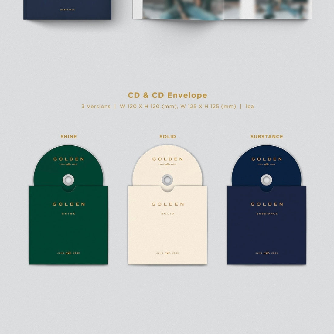 K-POP JUNG KOOK (BTS) - GOLDEN SOLID VER. ALBUM