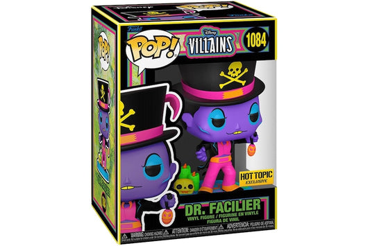 Funko Pop! Disney Villains Dr. Facilier 1084 Hot Topic Exclusive + Free Protector