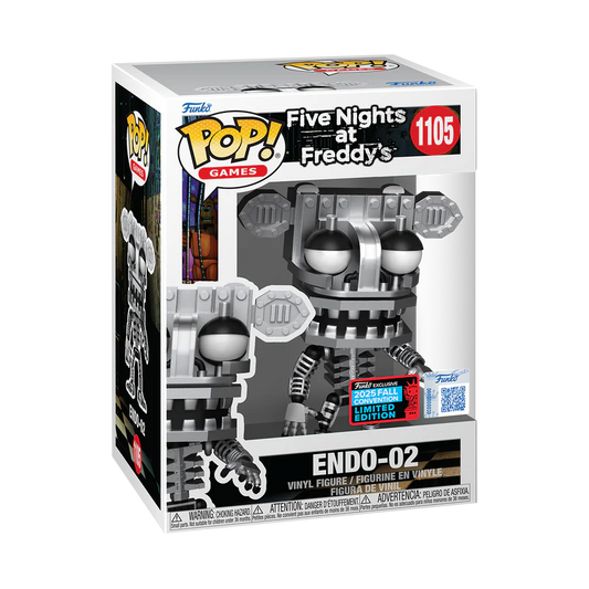 Funko Pop! FNAF Five Nights at Freddy’s (Endo-02) 1105 Funko 2025 Fall Convention Exclusive Figure + Pop Protector