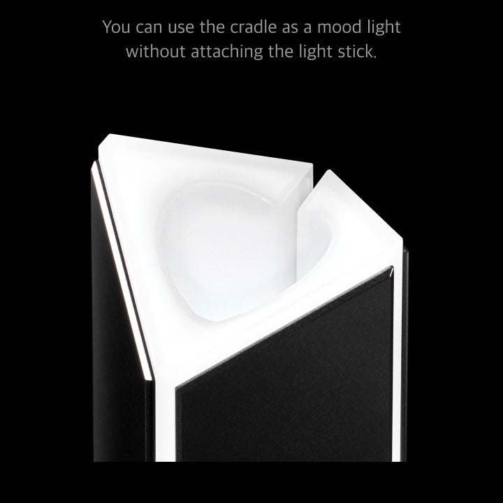 K-POP BTS OFFICIAL LIGHT STICK VER.4 CRADLE + 1 LIGHTSTICK PARTS (RANDOM)