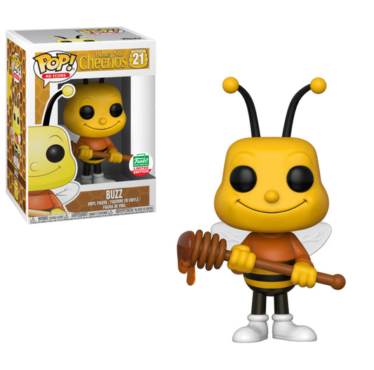 Funko Pop! Honey Nut Cheerios - Buzz 21 Funko Shop Exclusive + Free Protector (VAULTED)