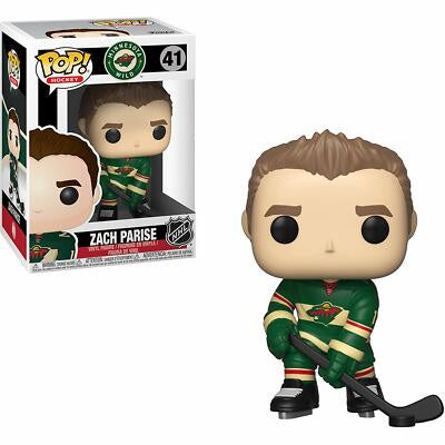 Funko Pop! NHL Minnesota Wild - Zach Parise 41 Figure + Pop Protector