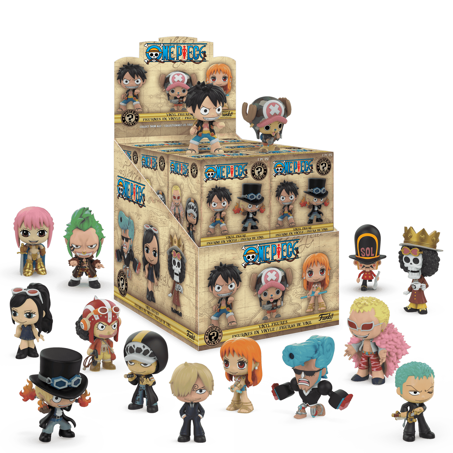 One Piece Mystery Minis Vinyl Figure Blind Box (One Variation Chosen at Random)