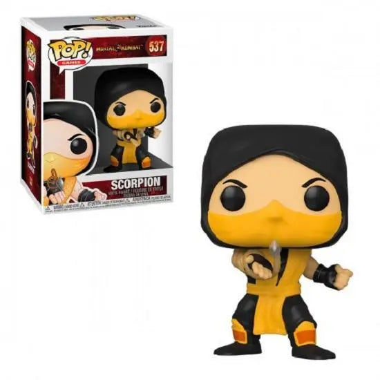 Funko Pop! Mortal Kombat Scorpion 537 + Free Protector