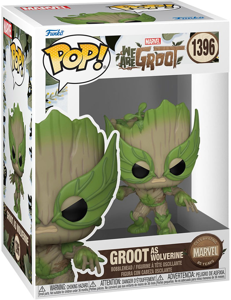 Funko Pop! Marvel We Are Groot - Groot As Wolverine 1396 + Free Protector